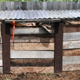 Demo Garden 3 bin Compost Example